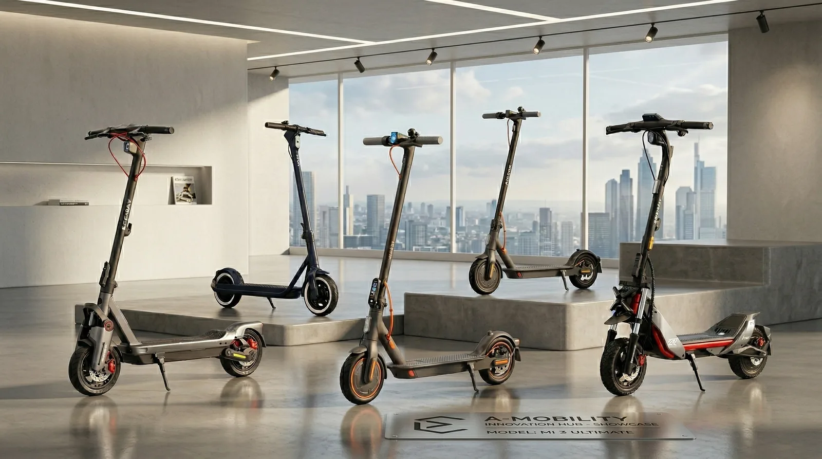 E-Scooter in urbaner Umgebung