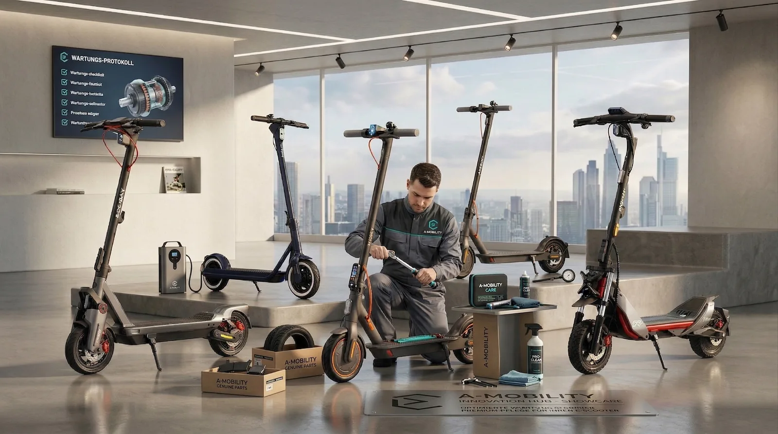 E-Scooter Wartung und Pflege im Alltag